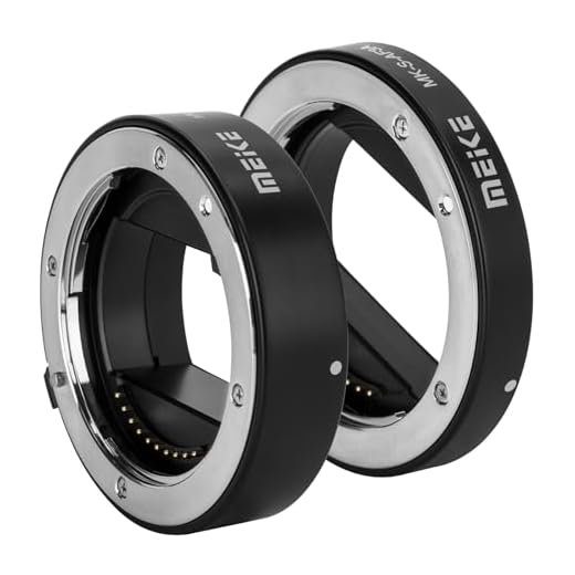 Meike Mellanringsset 10 mm/16 mm för maktrofotografering lämplig för Sony E-Mount
