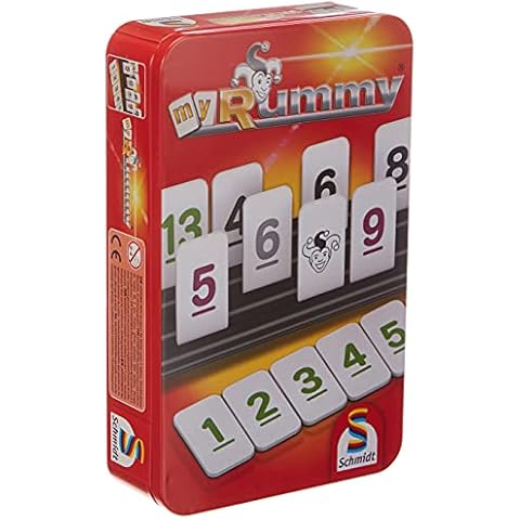 Schmidt Spiele 54281 51281 My Rummy, Bring Mich mit Spiel in der Metalldose Cover