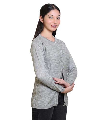Image of Grand Line Winter wear Acrylic Lady Cardigan /Sweater for Casual and Evening outings