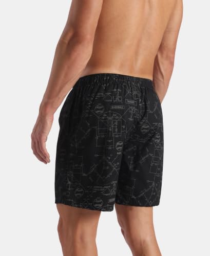 Image of Jockey US57 Men Super Combed Mercerized Cotton Woven Printed Boxer Shorts with Side Pockets (Pack of 2, Prints May Vary)