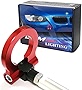 iJDMTOY Red Track Racing Style Tow Hook Ring Compatible with BMW 1 3 5 Series X5 X6 (E36 E39 E46 E90 E92, etc), Compatible with Mini Cooper (R52 R56 R57 R58 R59, etc)