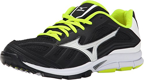 Mizuno Women's Players Trainer wh-bk, Black/White, 10 M US