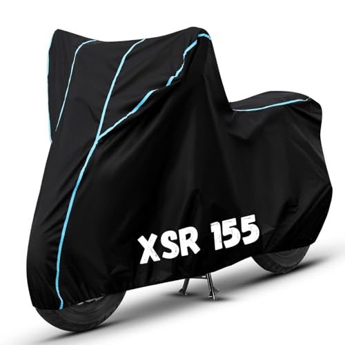 Image of Bike Cover for XSR 155 100% Waterproof, Dustproof & Scratch Resistant| Fully Bottom Elastic UV Resistant Heavy Duty Body Cover | All Weather Outdoor Use