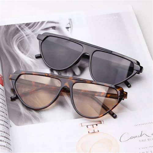 ZIUTNSAV-Cat Eye Sunglasses Women Vintage Small Frame Hip Hop Triangle Sun Glasses Ladies Shades2