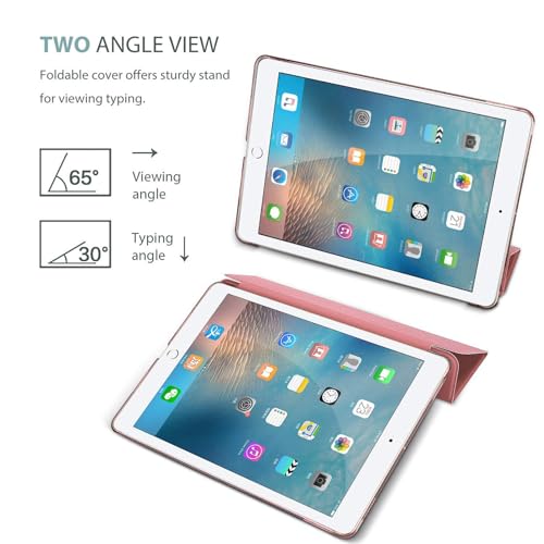 Smart Case for Apple iPad 10.2" 9th/8th/7th Generation (2021/2020/2019) - Slim Magnetic Stand Cover with Auto Wake/Sleep (Pink) - Image 2