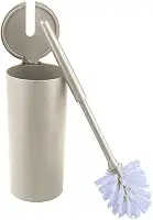 Escova Sanitária C/Suporte Higiene Banheiro Lavabo Privada Serene Bege - Coza