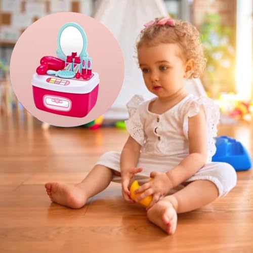 Brinquedo Maleta KIT De BELEZA MAQUIAGEM FAZ DE CONTA Infantil Educativo BEAUTY PARA MENINAS SALÃO D