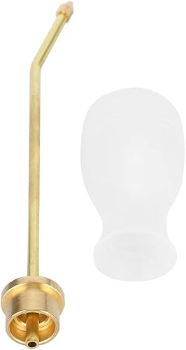 Miniatura 9 de Mokernali Plumero de polvo, aplicador de polvo, rociador de jardín con tubo largo de cobre, plumero de bombilla para plantas de jardín para