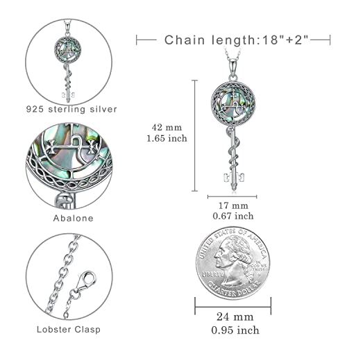 Sigil of Lilith Necklace for Women 925 Sterling Silver Lilith Pendant Necklace Pagan Mythology Amulet Jewelry Gift for Women4