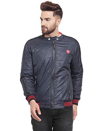 Ben Martin Men's Nylon Quilted Standard Length Bomber Jacket