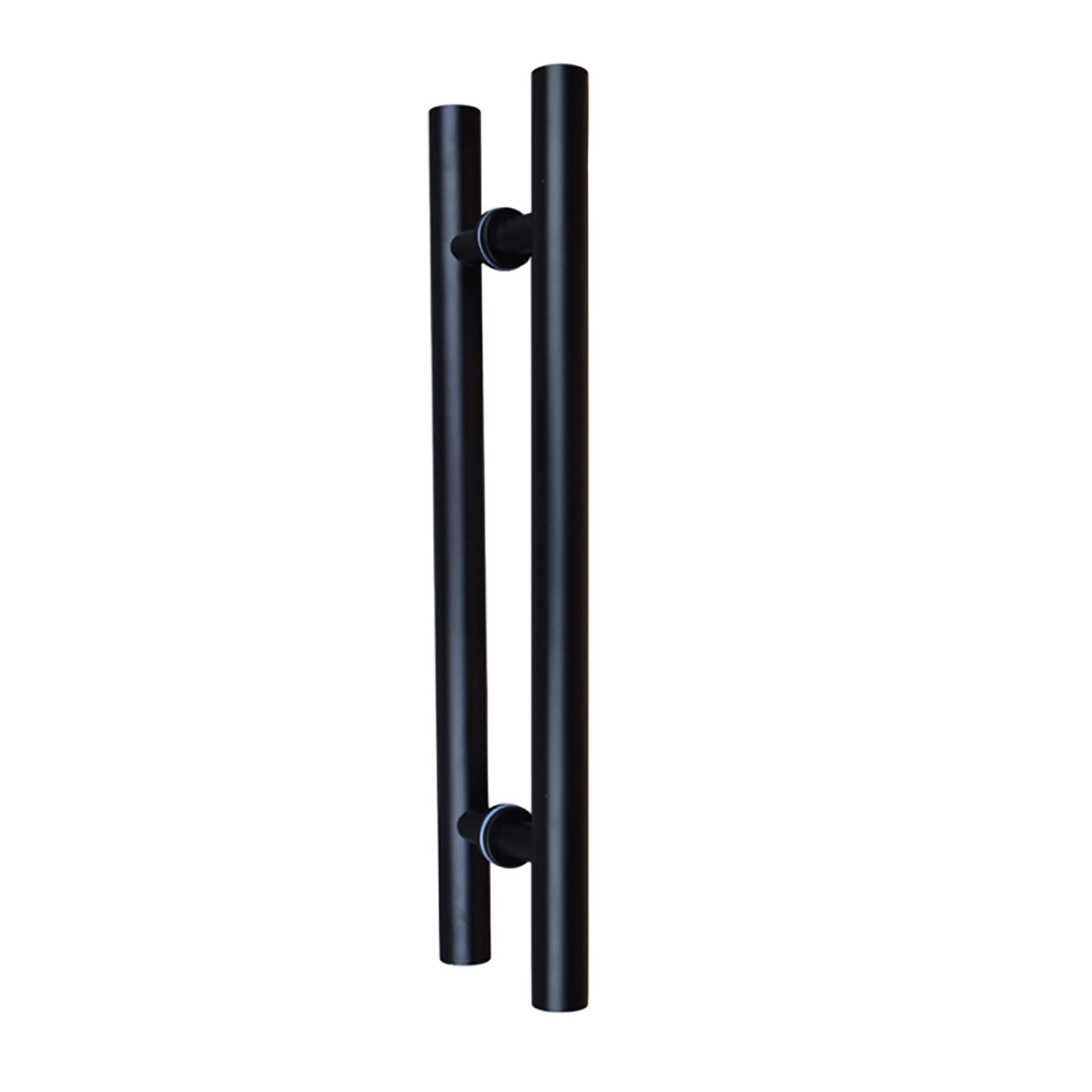 MXXQRHF Heavy-Duty 304 Stainless Steel Round Tube Sliding Door Handle, Entry Push-Pull Bar, Commercial Grade, 8 for Glass Frame Doors (70cm-100cm)