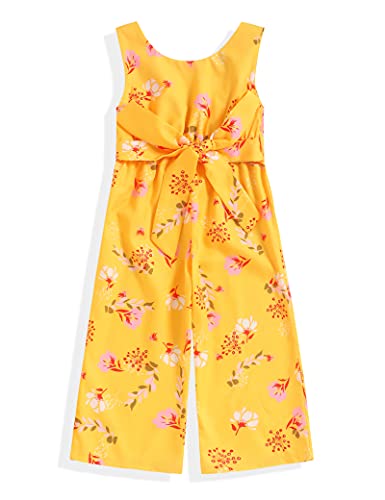 Product Image of the bilison Toddler Baby Girl Clothes Sling Romper Jumpsuit Bodysuit Little Kids Summer Floral Waistband One Piece Outfits