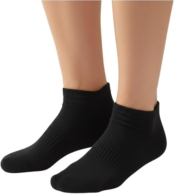 Women's Ankle Socks, Comfort Toe Seamed, 6-pack, Adjustable Size for women