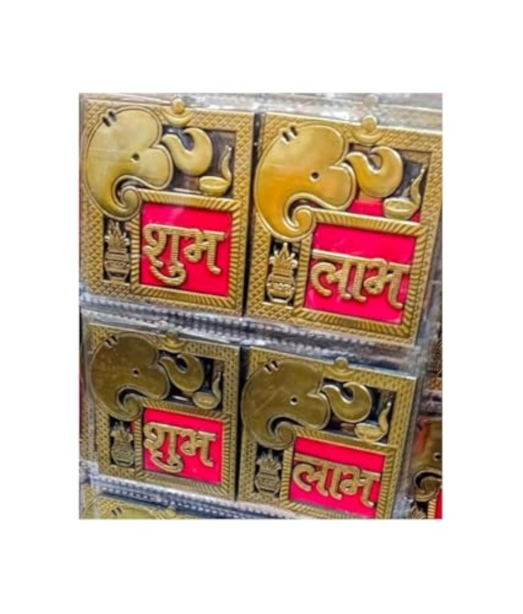Shubh Labh Wall Hanging with Lord Ganesha Design