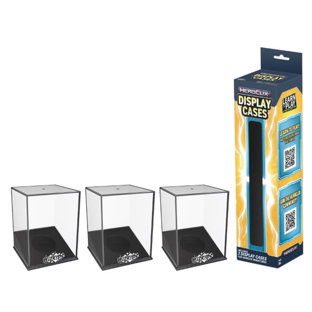 WizKidsHeroClix: Single Figure Display (3-Pack) | Protective Cases