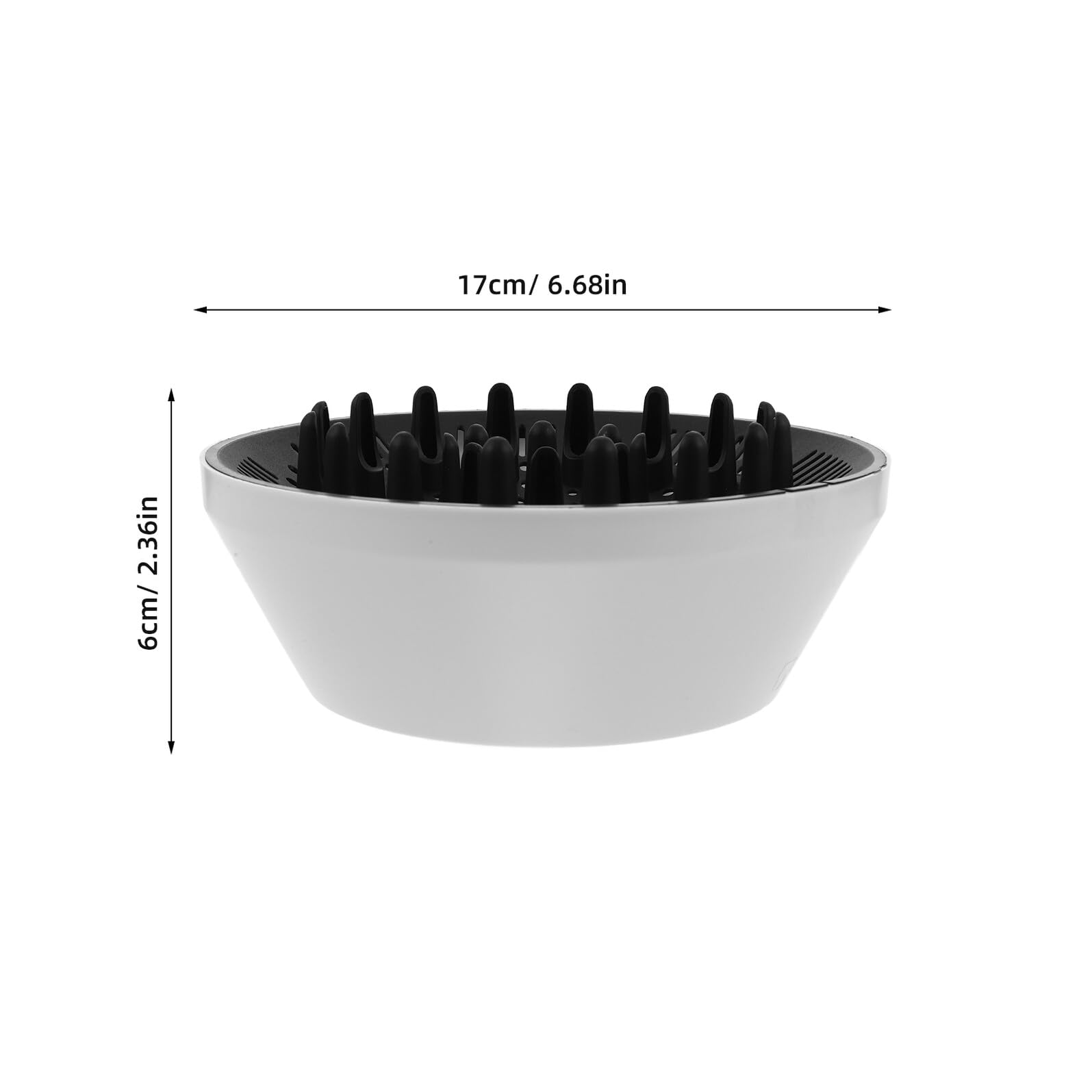 Tragbarer Faltbarer Haartrockner Diffusor aus Langlebigem Material Universeller Diffusoraufsatz für Lockiges Haar Multifunktionale Diffusordüse für Reisen und Styling