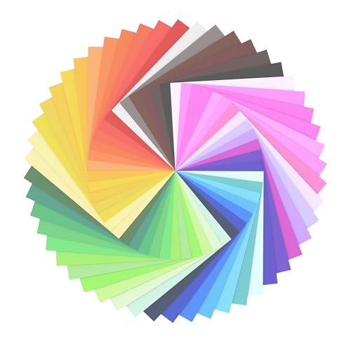 Colored Cardstock - Premium Cardstock Paper 230 GSM, Ideal for DIY Crafts, Card Making, Scrapbooking, and School Office Supplies (A4”/100 Sheets/50 Assorted Colors)