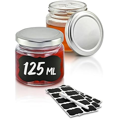 Praknu 25 Marmeladengläser Klein 125ml Cover