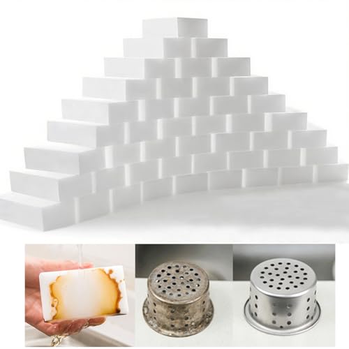 Esponja mágica para borrar de melamina que no raya, esponja de limpieza, potente esponja blanca para lavar cocina, platos, baño, pared, zapatos