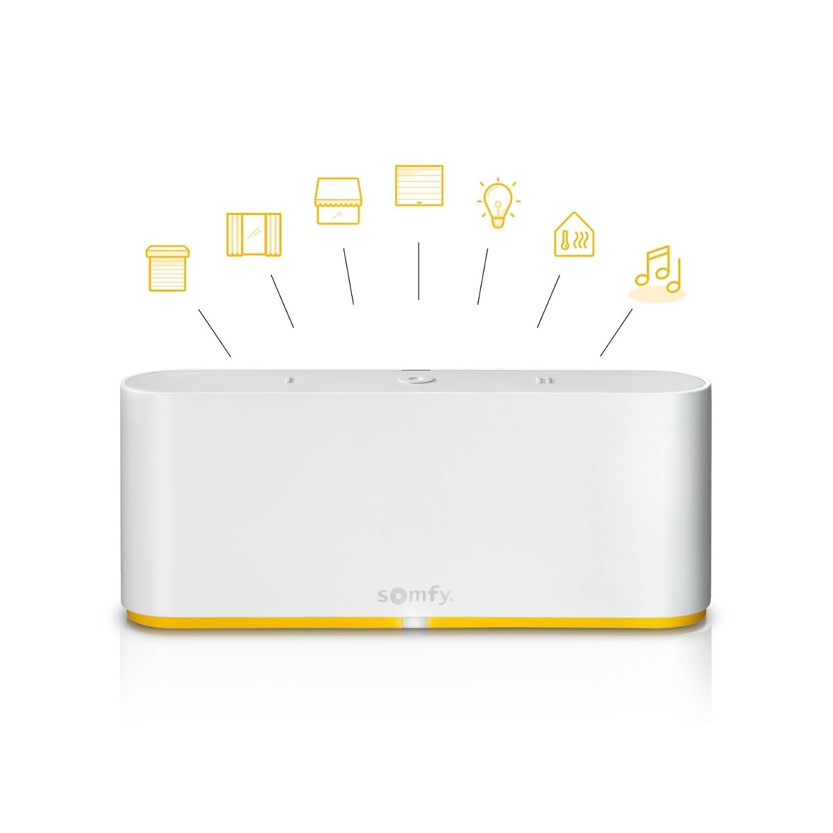 Somfy - Box domotique Tahoma Switch | Centralise et Pilote Vos Volets roulants et équipements connectés | Contrôle à Distance Via l'application ou Un Assistant Vocal | Compatible IO, RTS & Zigbee