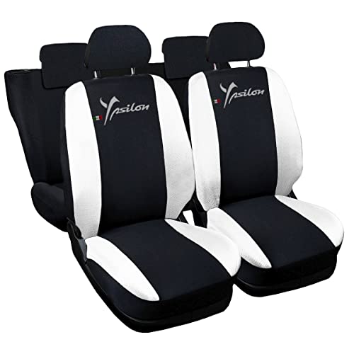 ⚡ Lupex Shop Coprisedili compatibili per Ypsilon (prima e seconda serie), con schienale posteriore diviso per la versione 50e50 e seduta intera. Fodere anteriori compatibili con airbag laterale