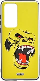 جراب موبايل بلاستيك بحواف حماية من السيليكون وتصميم غوريلا لموبايل هواوي P40 من دراجون - متعدد الالوان