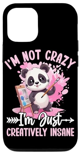 I'm Not Crazy I'm Just Creative Insane �X�}�z�P�[�X iPhone 12/12 Pro �p