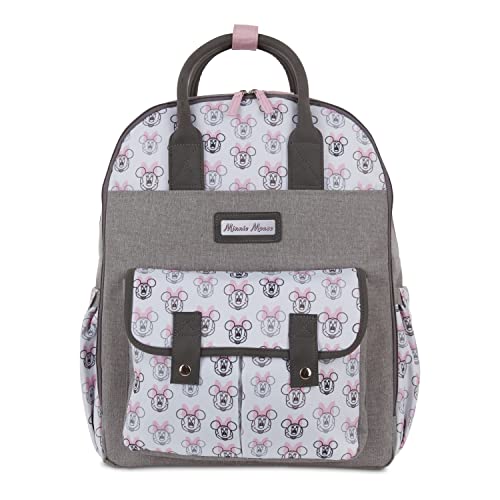 Image of Disney Cudlie Diaper Bag Backpack for Moms | Large Spacious Diaper Bag for Baby Boys and Girls | 16-Inches High Multi-Function Backpack with Cute Characters