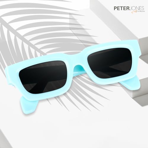 Image of Peter Jones Thick Sides Broad Frame UV Protected Unisex Sunglasses (3659)