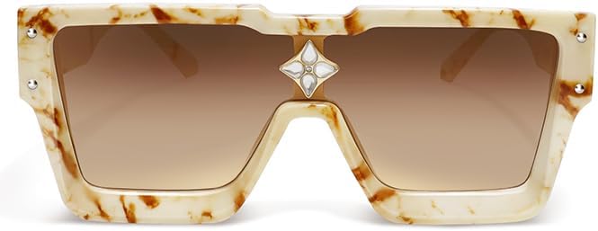 Sunglasses for Women and Men, No Design Trendy Rimless Black Meta Glasses, Fashion Retro 90s - Image 6