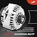 A-Premium Alternator Compatible with Toyota Yaris 2006-2015 1.5L, 12V 80A CW 4-Groove Pulley, Replace# 1042108180, 104210840, 2706021150, 1042108400, 1042108401, 2706021151
