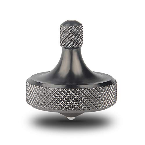 GUNAI Giro Manual Giroscopio de Acero Inoxidable Equilibrio Juguetes de descompresión Belleza para Regalo ?Negro?