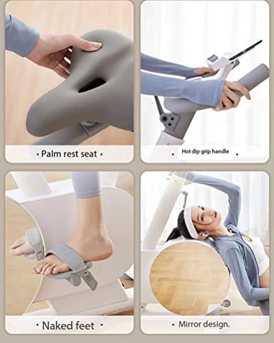 Image of Exercise Bike, Spinning Bike, Control Knob, with Comfortable Seat Cushion, 240KG Load-Bearing, Indoor Mute Intelligent Small Exercise Bike