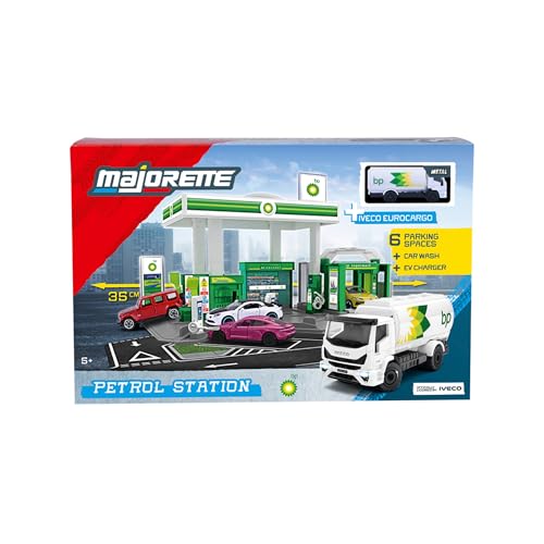 BP Petrol Station playset includes 1 Vehicle for kids, Green - Image 4