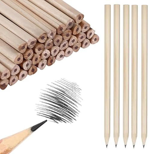 LEKEFETO 200 Lápices de Papel HB de Madera, 17,7 cm x 0,7 cm, Natural, para Niños y Alumnos (Triangulares) | Ya disponible en tu tienda friki favorita! En mundofriki.es!