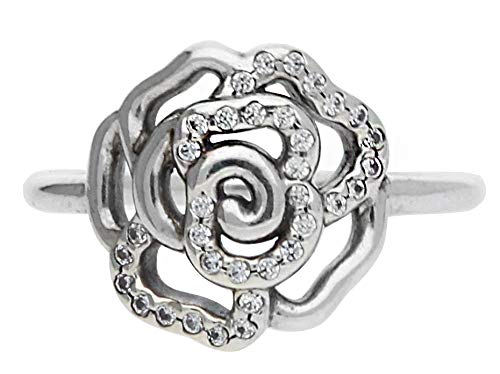 Pandora Dreambase-Anello Delicato Wild Rose 925