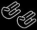 iJDMTOY (Pack of 2) JDM Style Shocker Hand Die-Cut Decal Vinyl Stickers