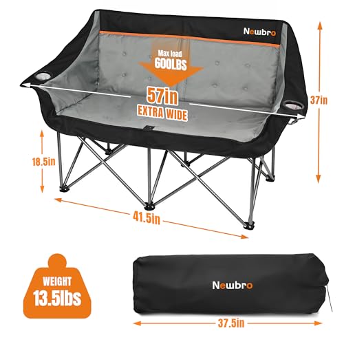 Newbro Oversized Double Camping Chair for Adults の商品画像 1