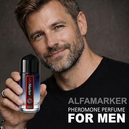 Image of Pheromone Cologne for Men Power. Pheromones Infused Perfume for Men. Long Lasting Formula. Premium Scent Spray Travel Size 0.66 Fl Oz (20ml)