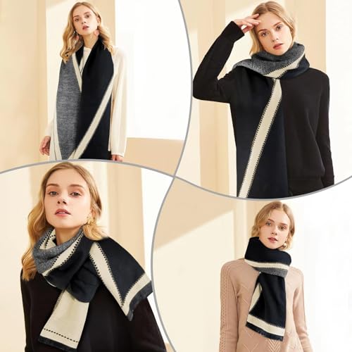 Women's Scarf Cashmere Silky Shawl Wrap Evening Dress Blanket Front Cardigan Soft Comfortable Wrap Suitable for All Occasions
