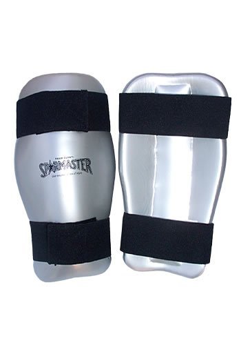 Tiger Claw Martial Arts Shin Guard - Sparmaster Shin Guard - Silver (Child)