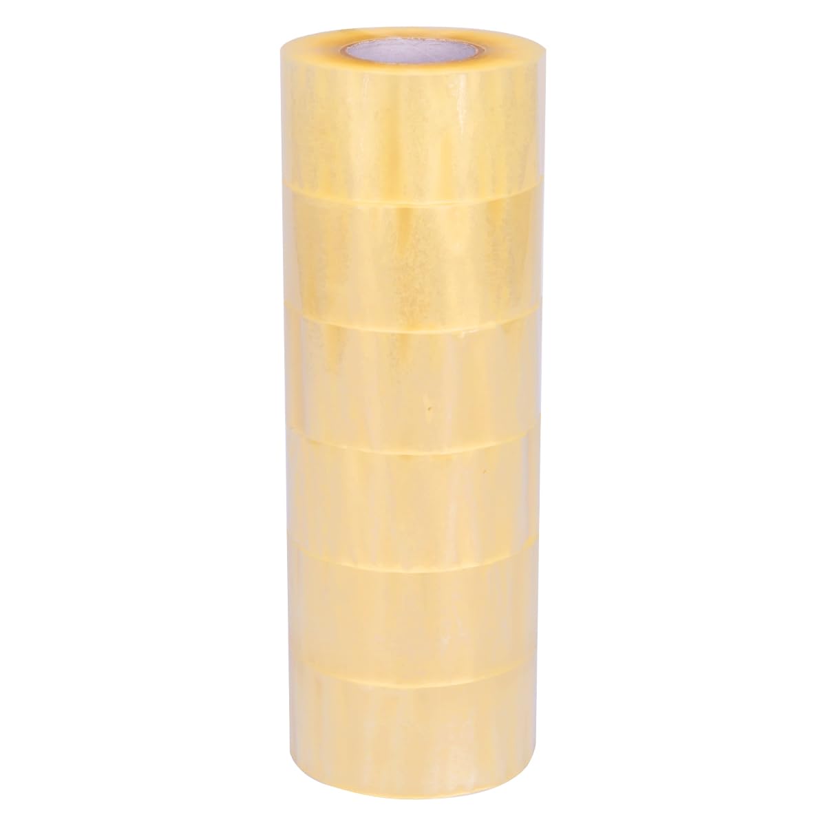verpacking 6 rollos de cinta adhesiva de embalaje de polipropileno transparente, 48 mm x 150 m, cinta adhesiva de embalaje, cinta de cierre