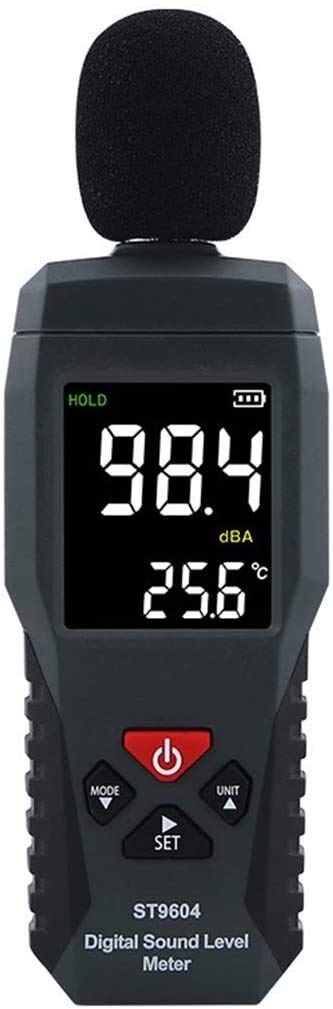Instrument de mesure du bruit RJJ écran LCD idéal pour évaluer le calme de votre maison 30-130dB