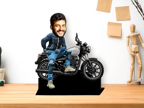 Image of Incredible Gifts Personalized 3D Bike Caricature Gift for Bike Lovers