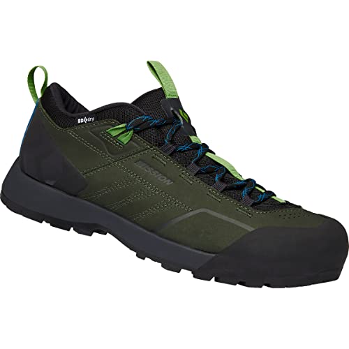 Black Diamond Equipment Men's Mission Leather Low Wp Approach Shoes - Cypress-Black - 92