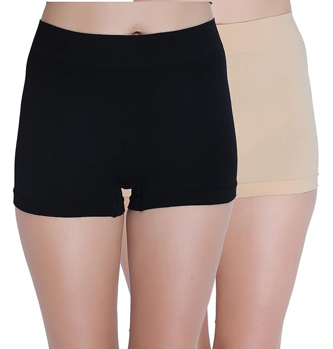 brahmakhodal Panty for Women Multicolor Seamless Underwear High Coverage Super Cotton Stretch Mid Waist Boy Shorts-picture-29