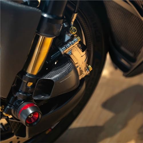 Écope de frein carbone pour Ducati Panigale V4 V2 | Finition Gloss