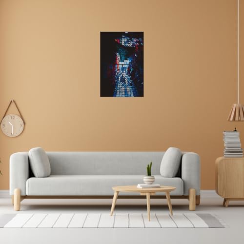 Image of Symmetrical Meditation Wall Art, 12x18 Inch