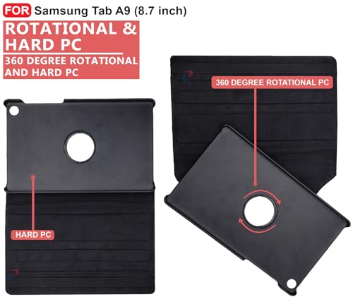 CEDO Samsung Tab A9 (8.7 inch) Flip Cover Black - Image 7