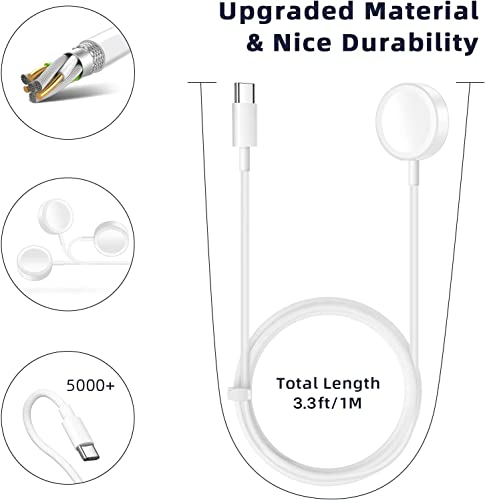 Apple Watch Ladegerät EIEISOW Ladestation und USB-C Ladekabel